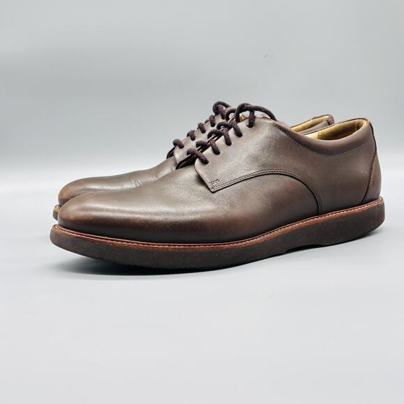 Samuel Hubbard Shoes Mens 11 Brown Leather Oxford Vibram Casual Sneakers Comfort main image 6